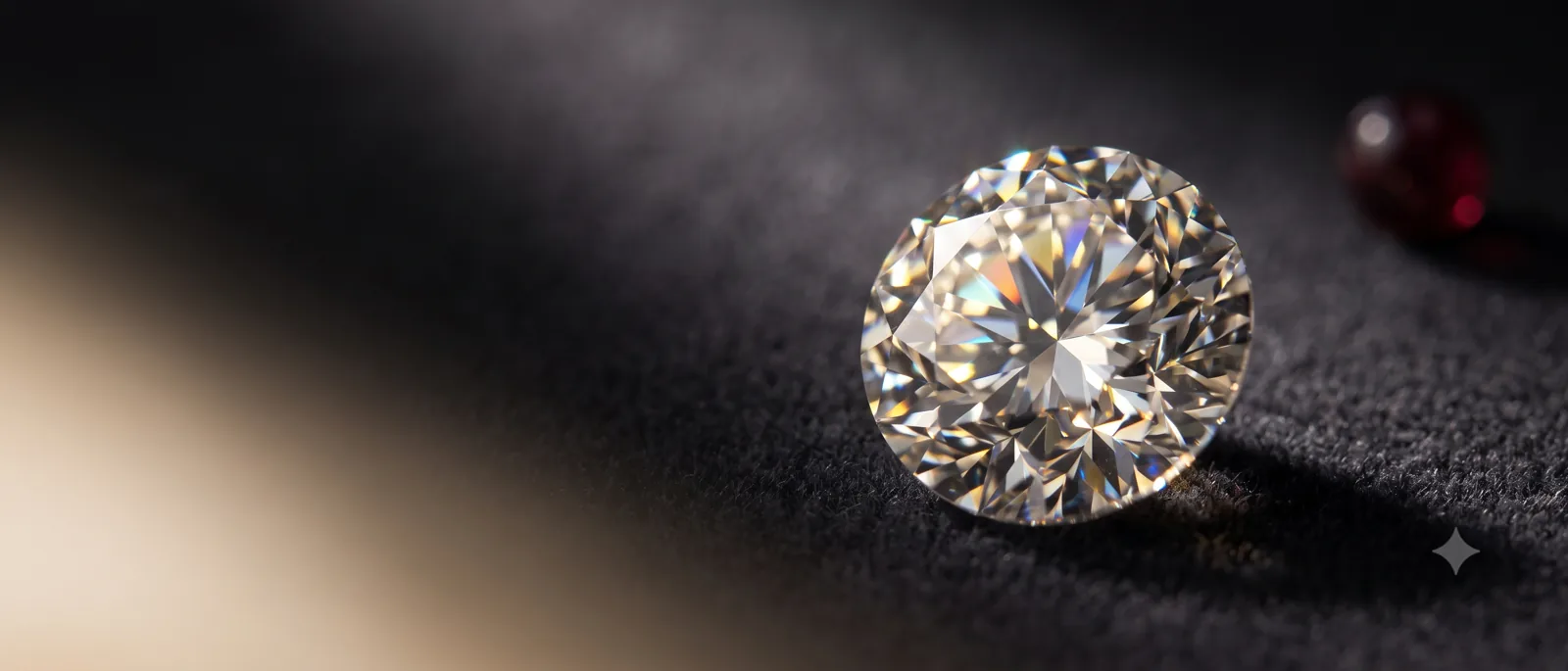 Natural diamond facets